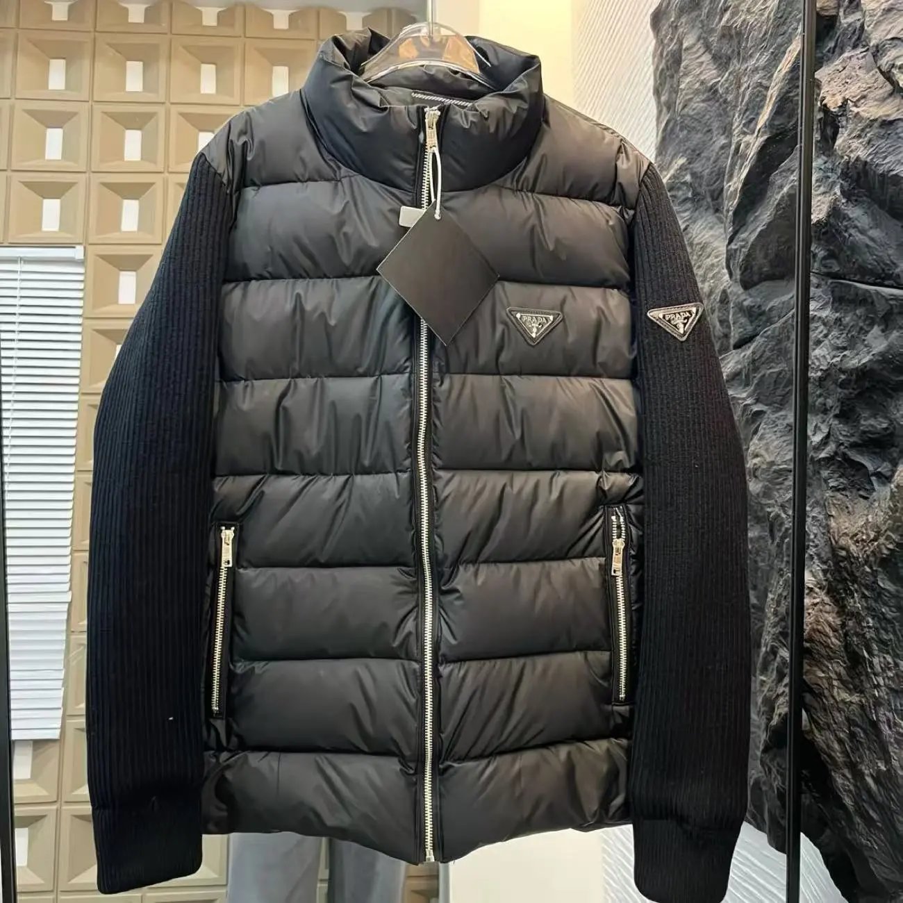 羽绒服 毛衣袖口
