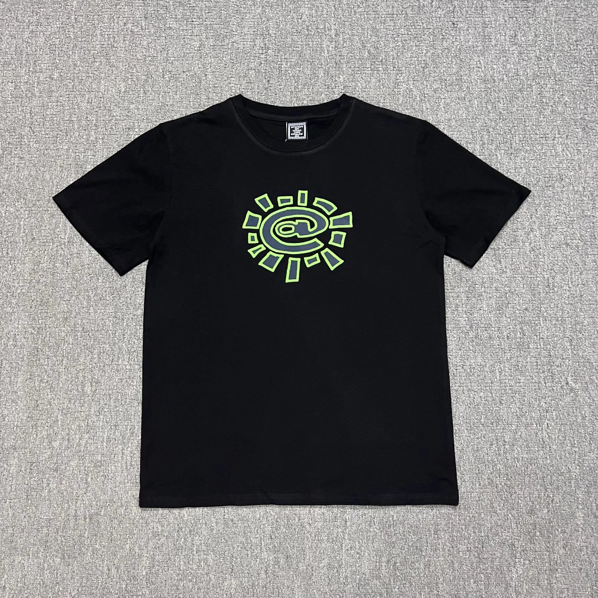 AD04 黑印紫色绿边