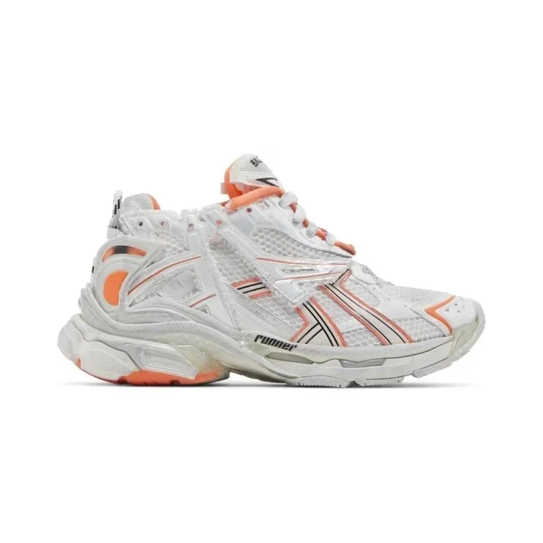 White Fluo Orange