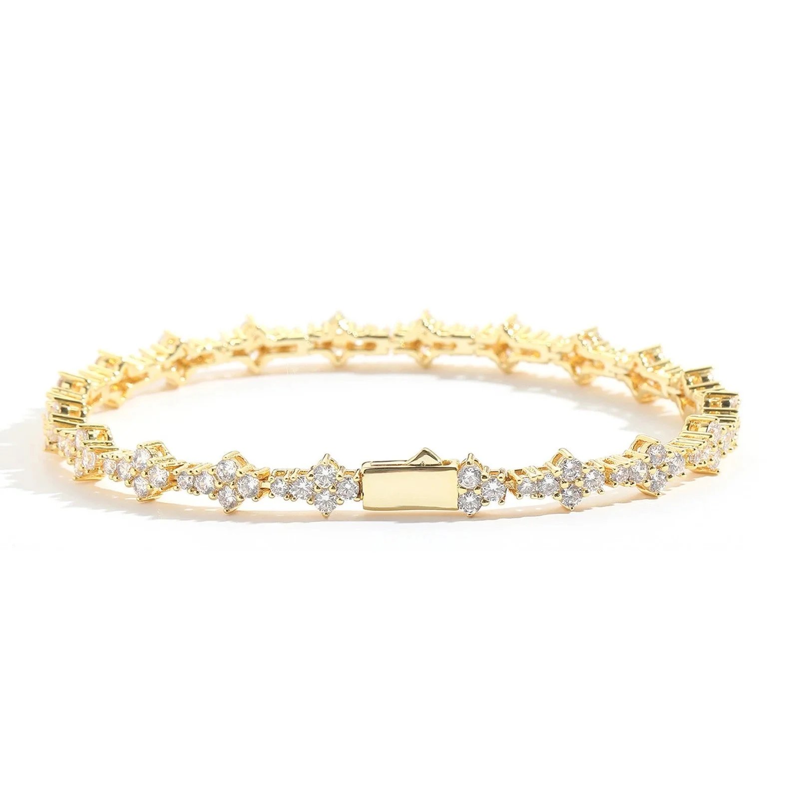 zircon-gold-cross chain