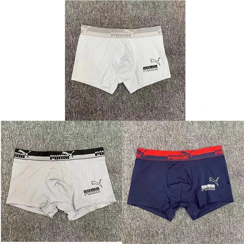 PUMA 白+灰+蓝 礼盒装