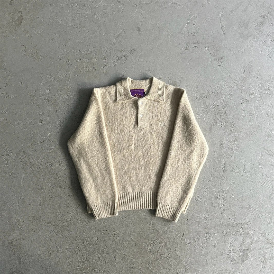 Polo毛领大C毛衣
