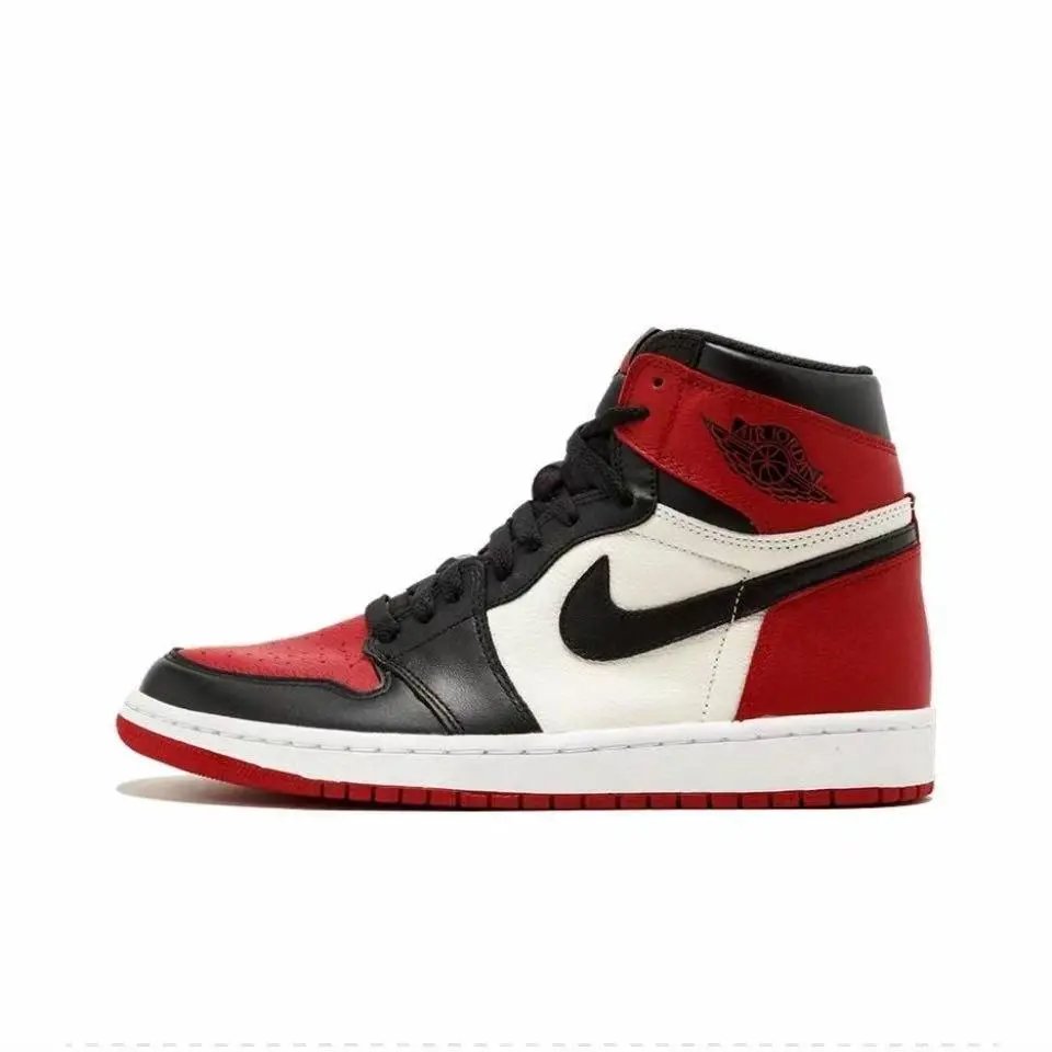 AJ1黑红脚趾555088-610