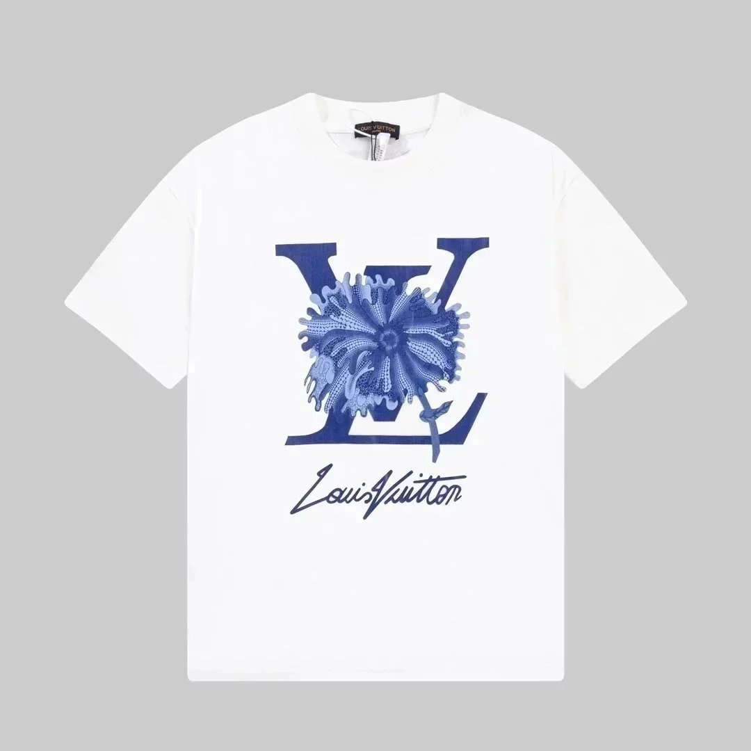 白色蓝花标002