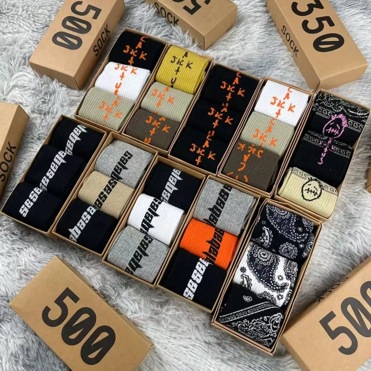 Boxed Trendy Socks