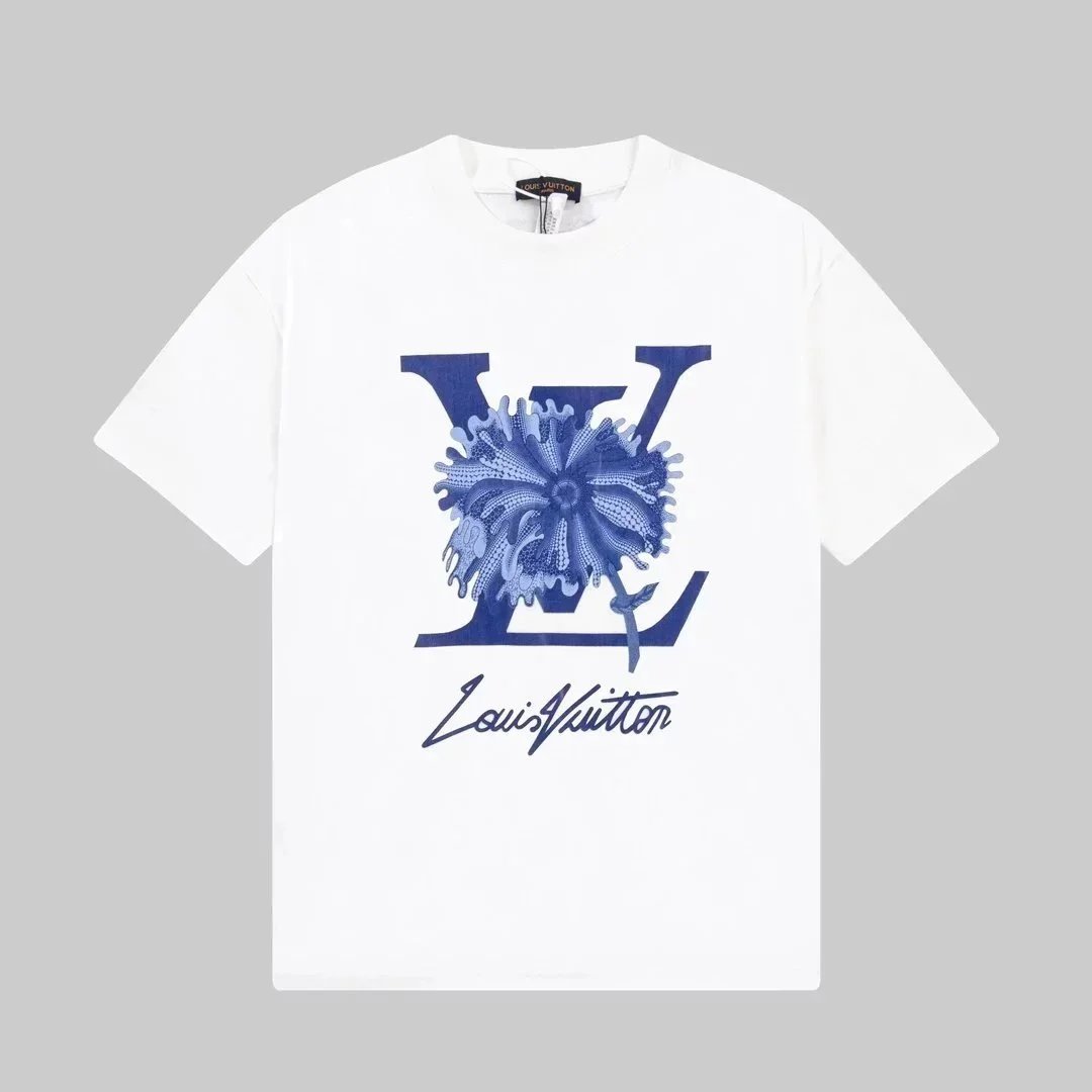 白色蓝花标002