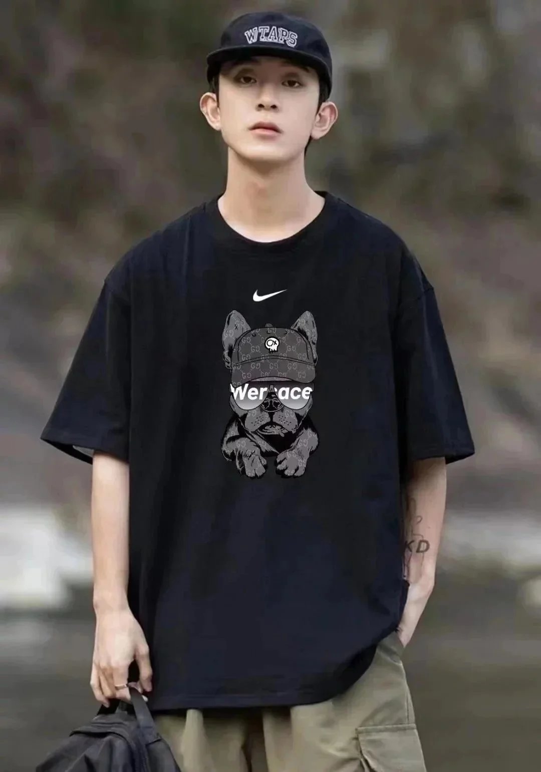 黑色帽子狗002