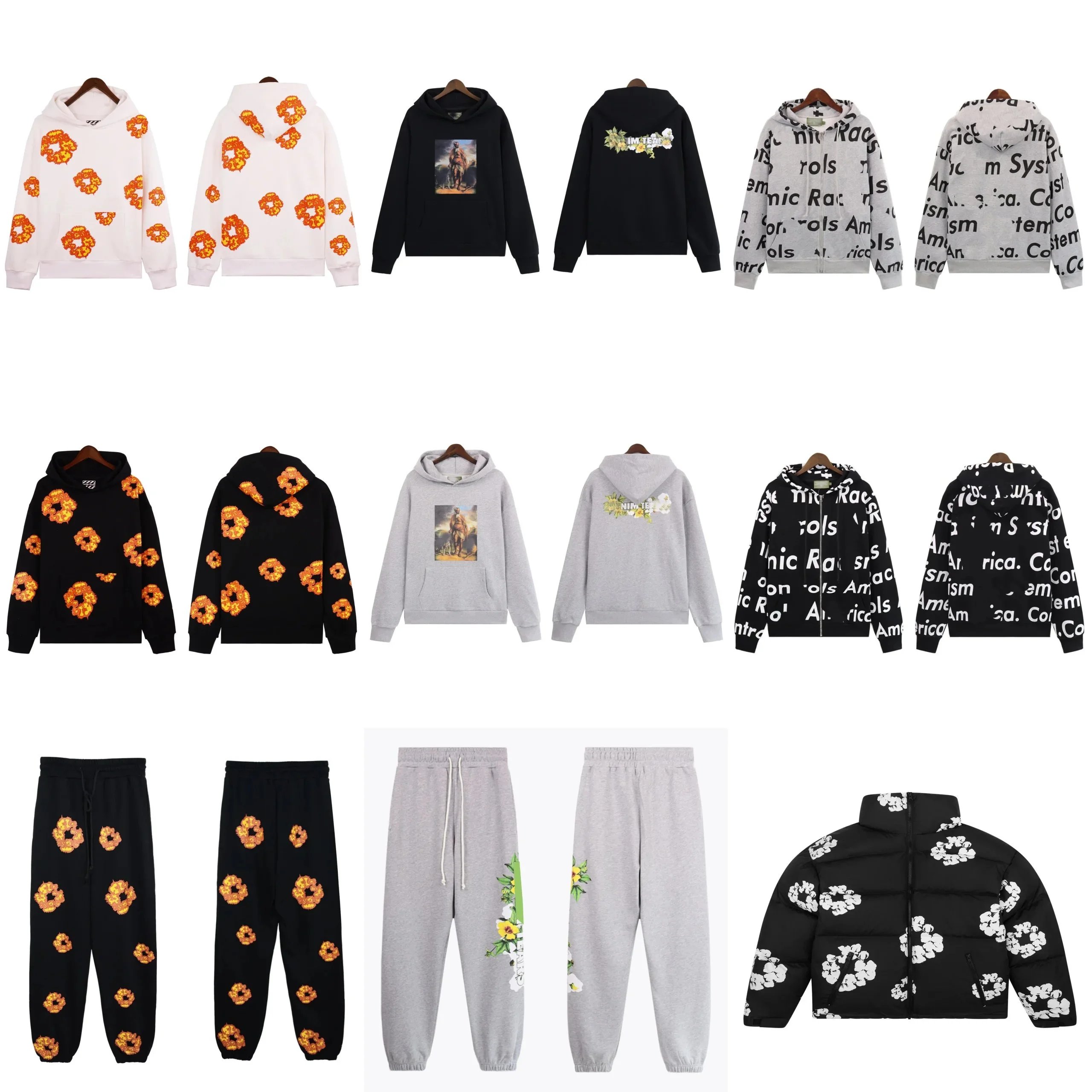 Stylish Floral and Graphic Print Hoodies & Matching Sets for Men and Women