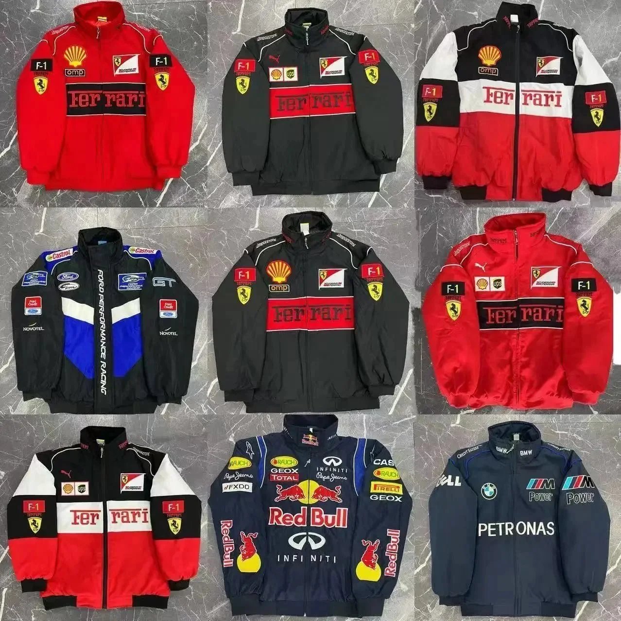 Ferrari F1 Racing Jacket Men's Team Sportswear