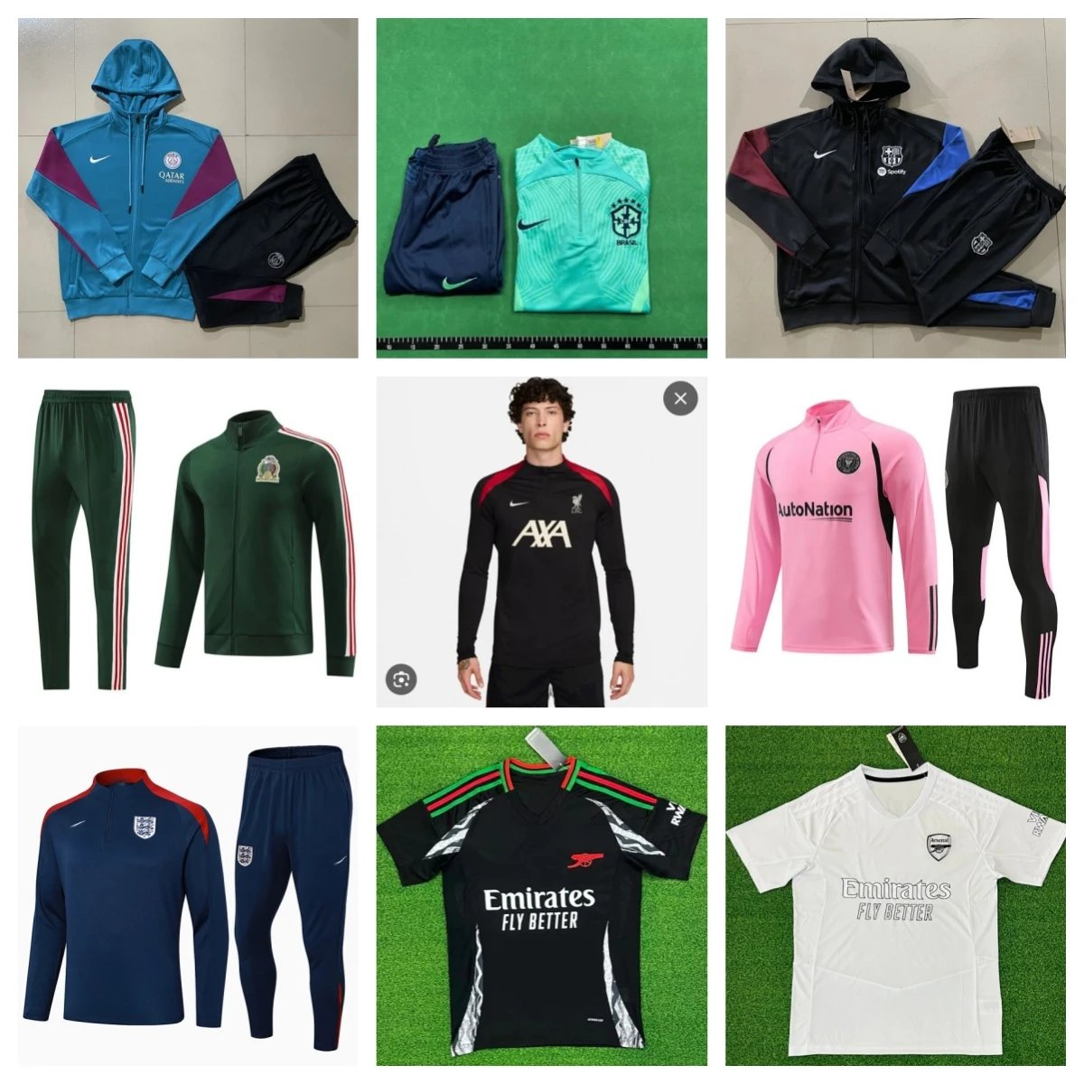 Nike Football Training Kits and Soccer Jerseys for Men