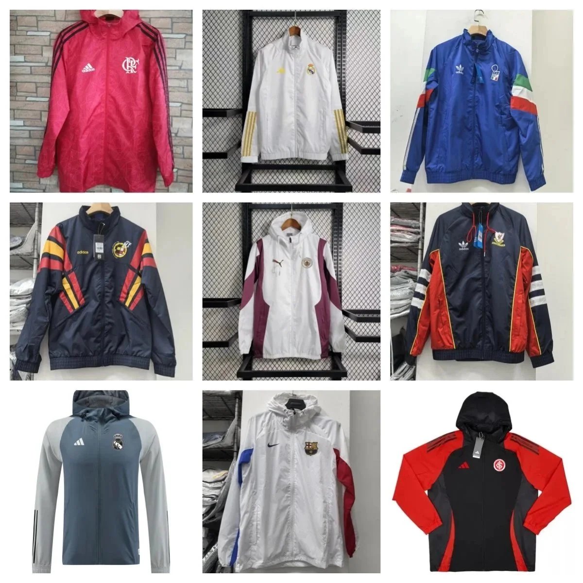 Official Football Team Jackets for Men and Women