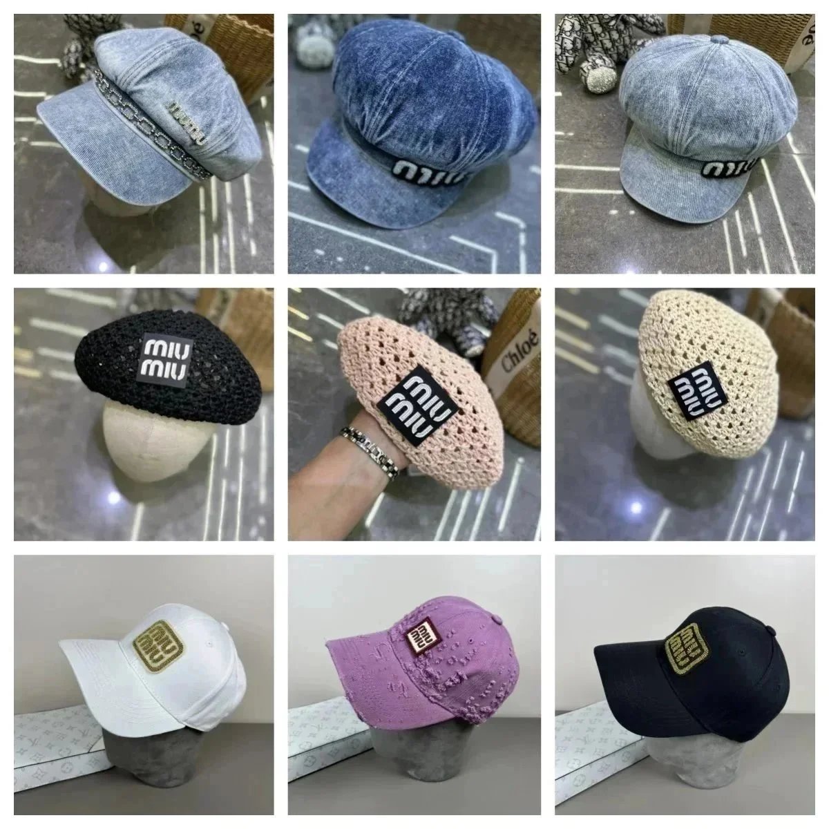 Miu Miu Caps Collection - Stylish Fashion Hats for Women