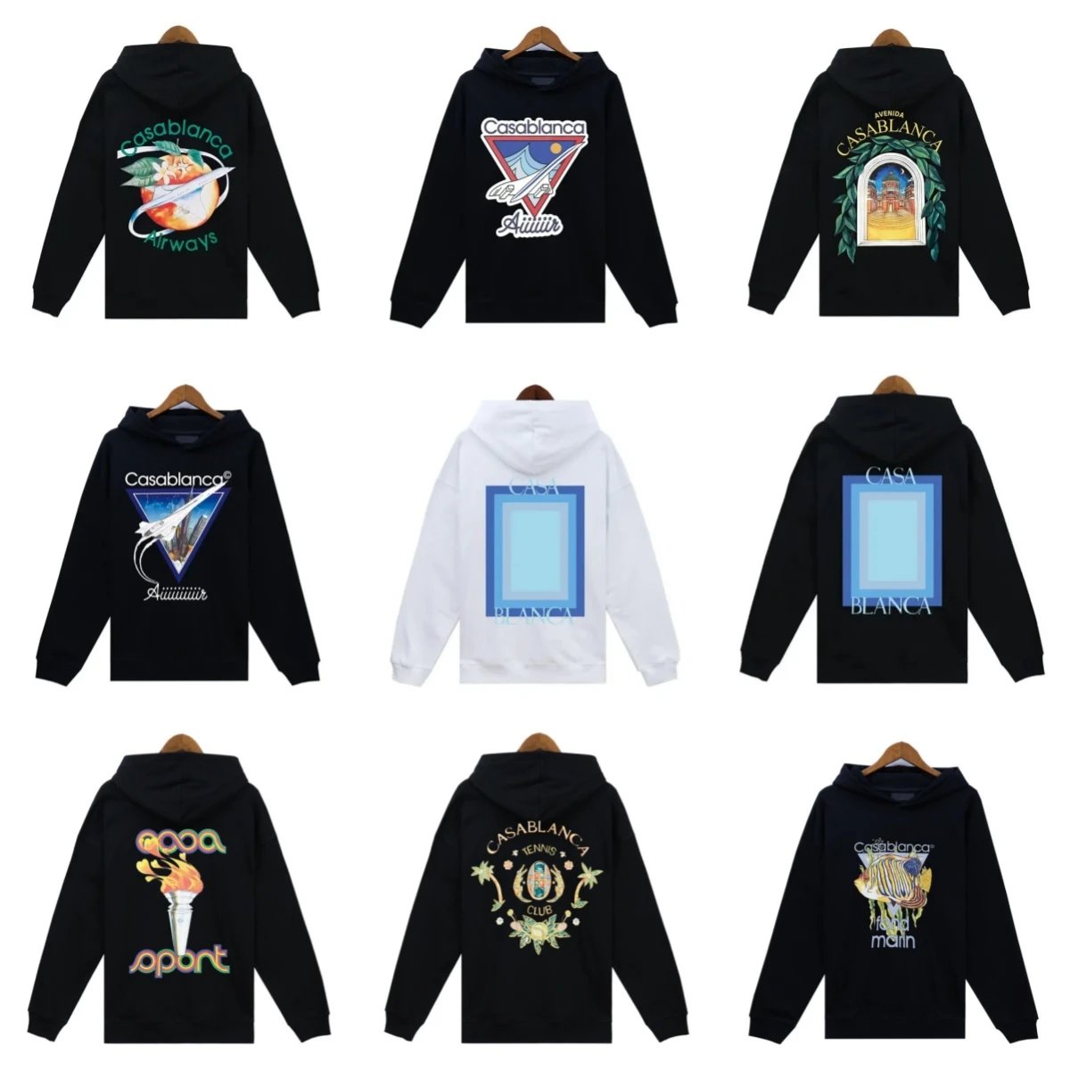 Casablanca Hoodie Collection - Vintage Inspired Sweatshirts