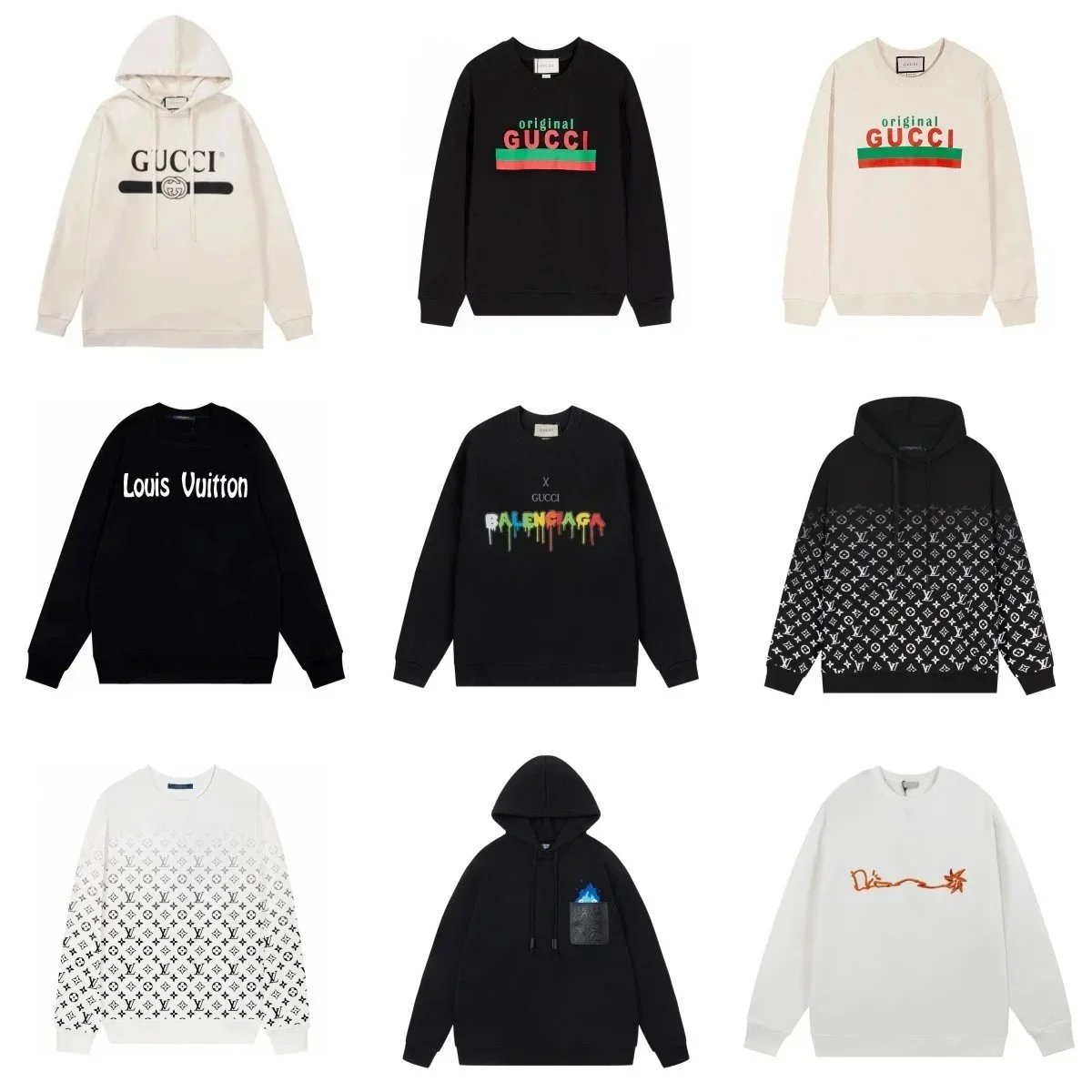 Luxury Brand Hoodies and Sweatshirts for Men Women