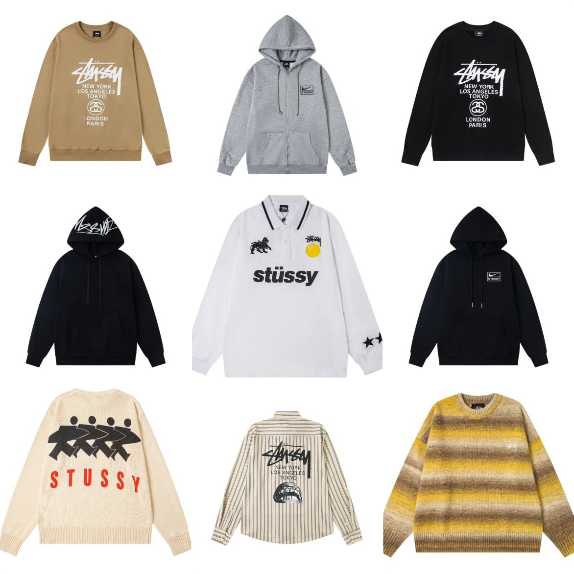Stussy Hoodies Sweaters and Sweatshirts Collection