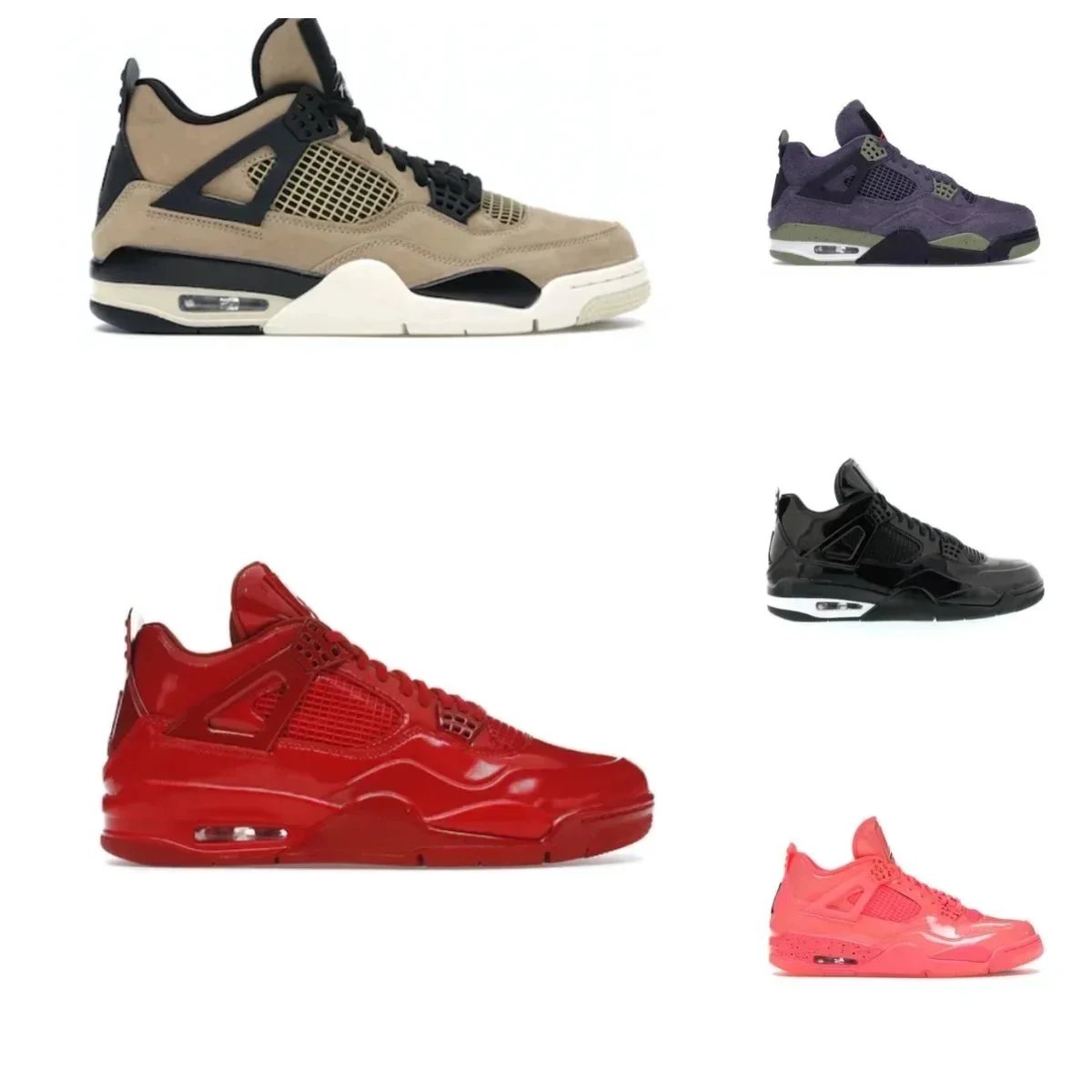 Air Jordan 4 Retro Sneakers Men's Basketball Shoes