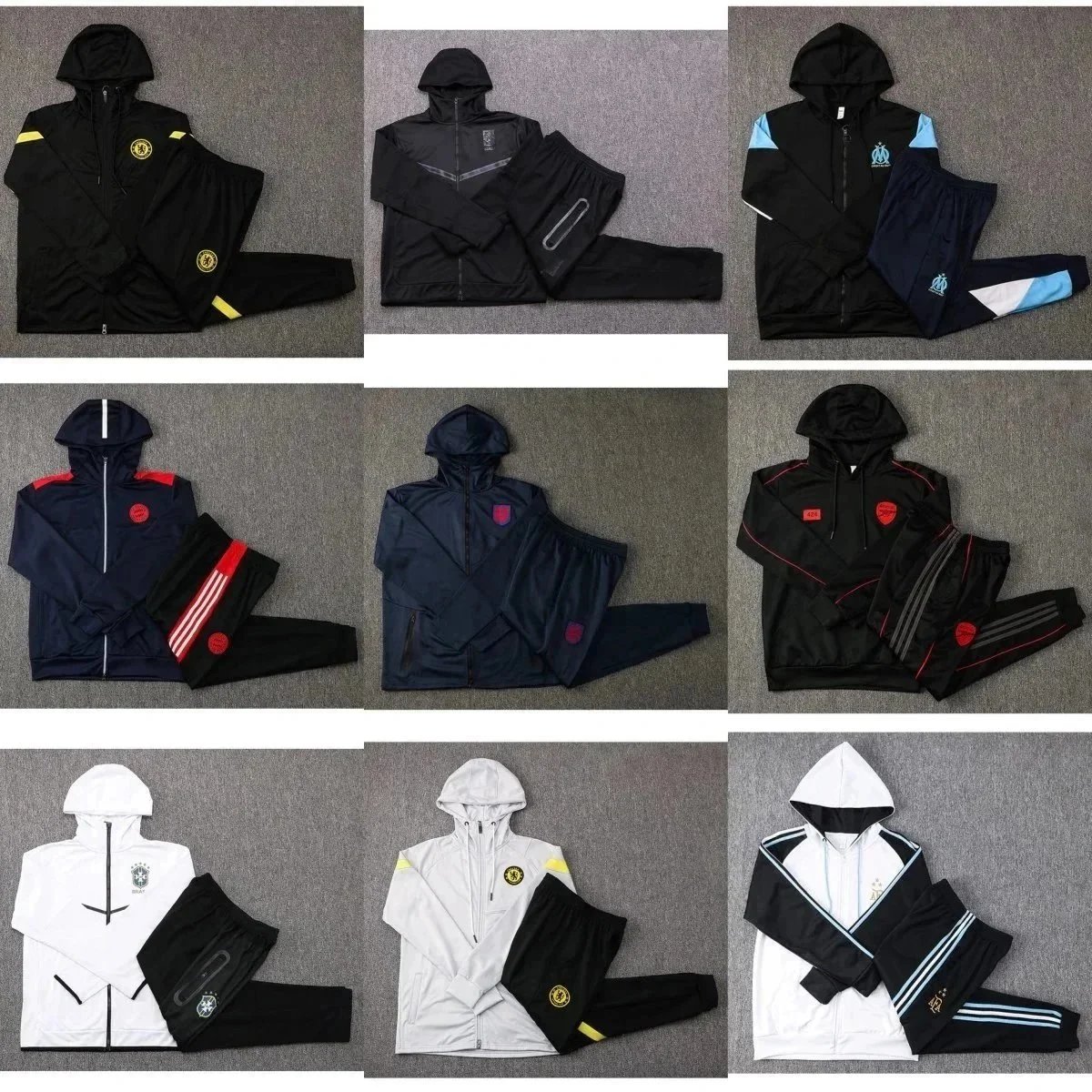 Sports Tracksuits for Men and Women - Hooded Jacket and Pants Sets