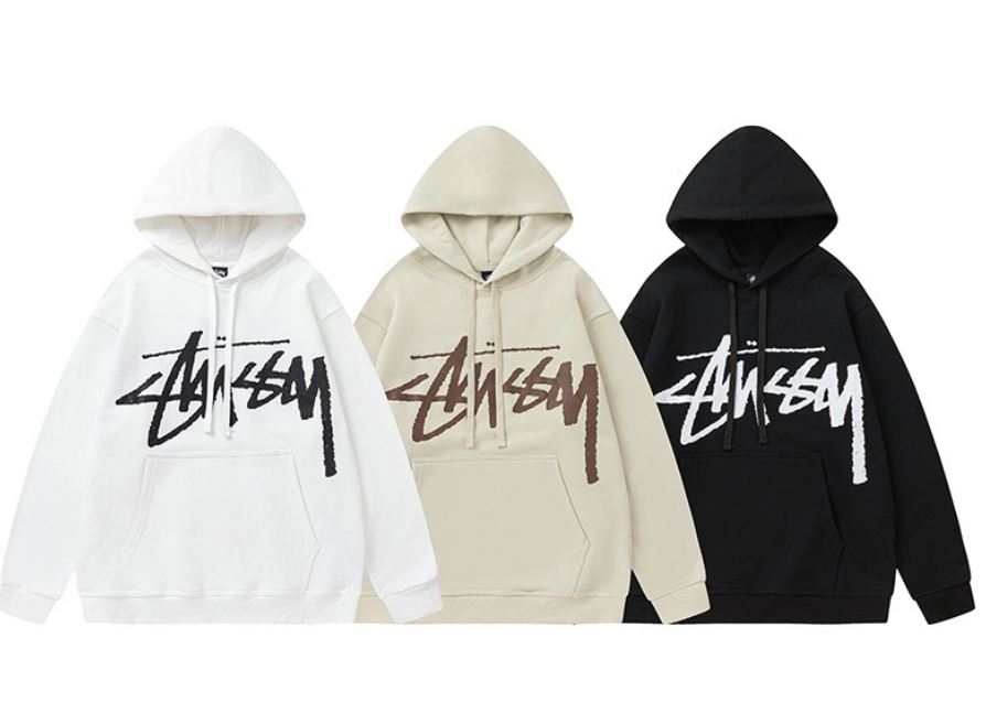 Stussy Hoodie Sweatshirt Men Women Streetwear Logo Pullover