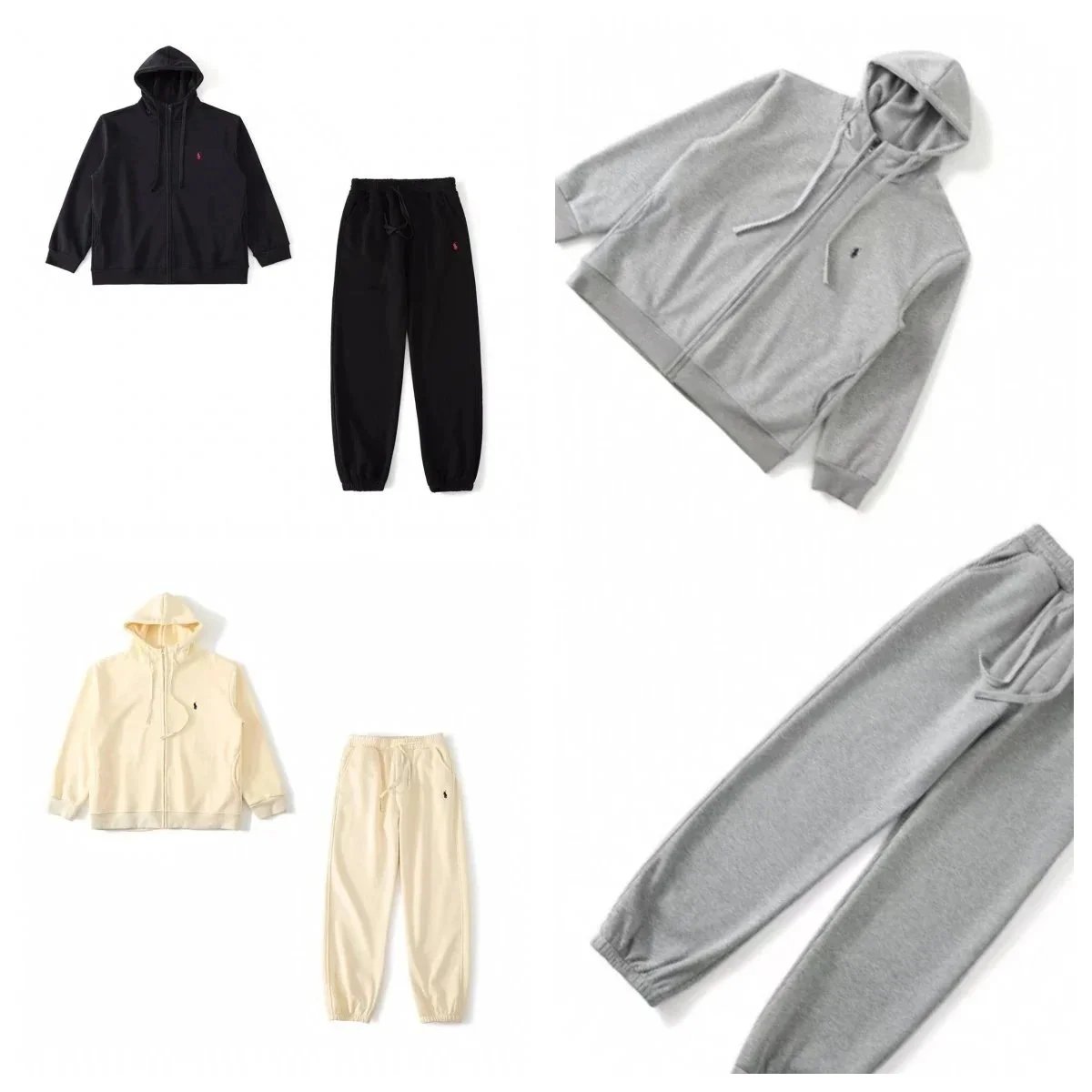 Men's Hoodie and Sweatpants Set Casual Comfortable Tracksuit