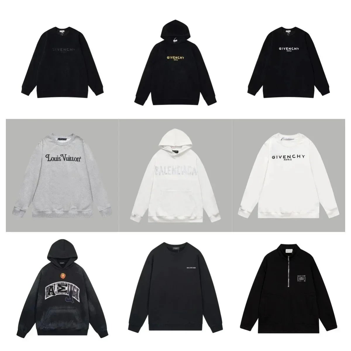 Givenchy Paris Logo Sweatshirt Hoodie Men Women Fashion Streetwear