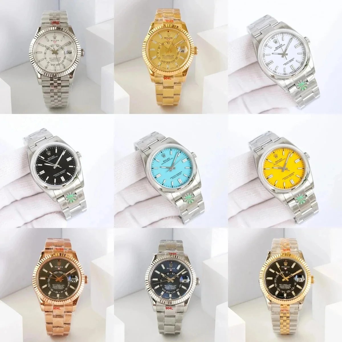 ROLEX Sky-Dweller Watch Men's Luxury Automatic Timepiece