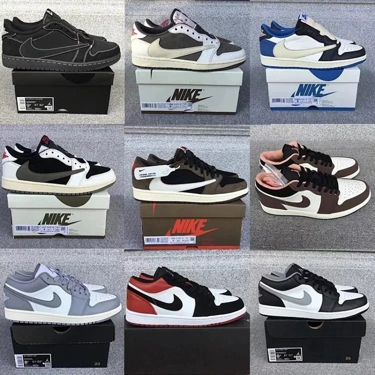 Nike Air Jordan 1 Low Sneakers Men's Basketball Shoes