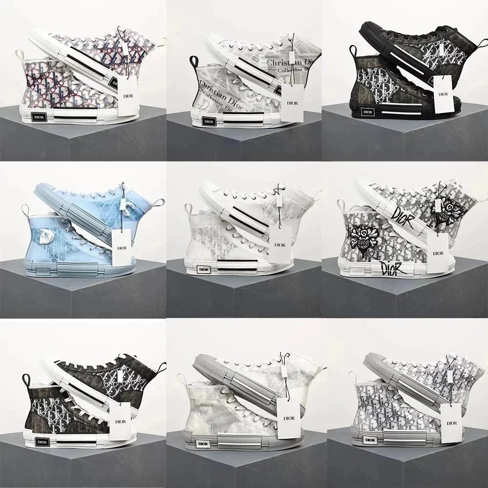 Dior Oblique High-Top Sneakers Collection
