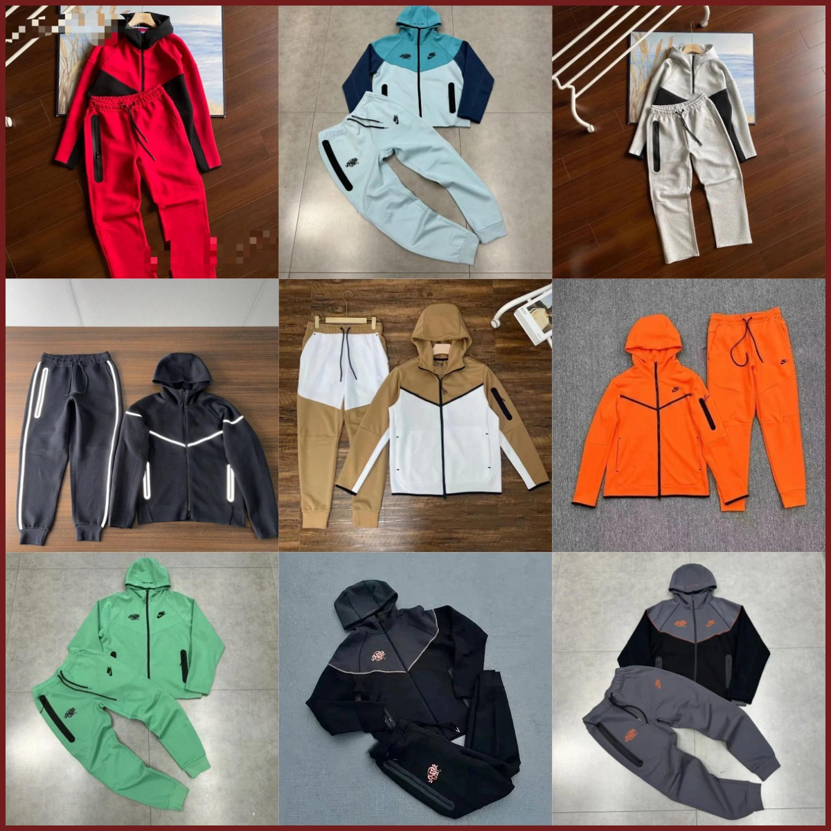 Nike Sportswear Hoodie and Pants Set for Men and Women