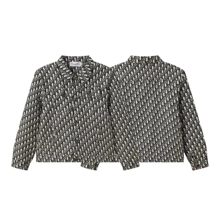 Christian Dior Monogram Pattern Cropped Jacket