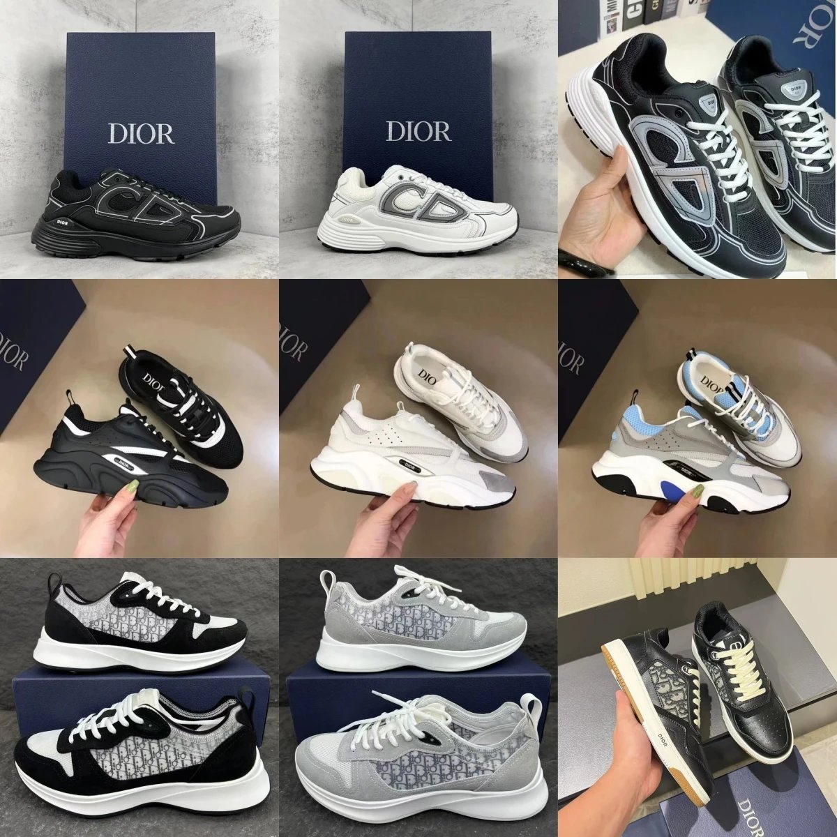 Dior Sneakers Fashion Sport Shoes for Men and Women