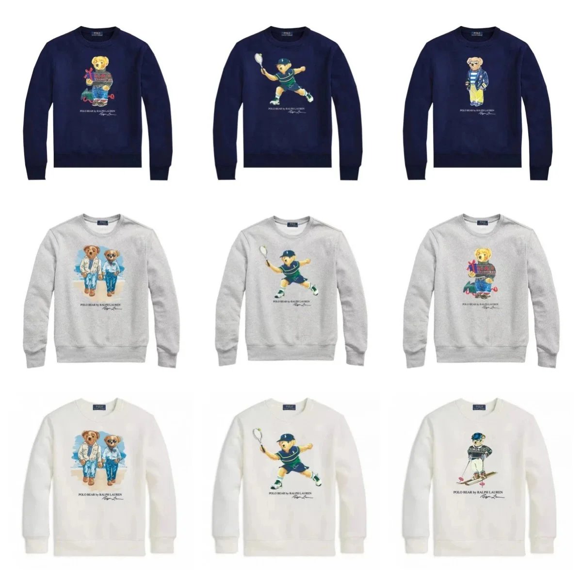 Polo Bear Sweatshirts for Men and Women - Classic Designs