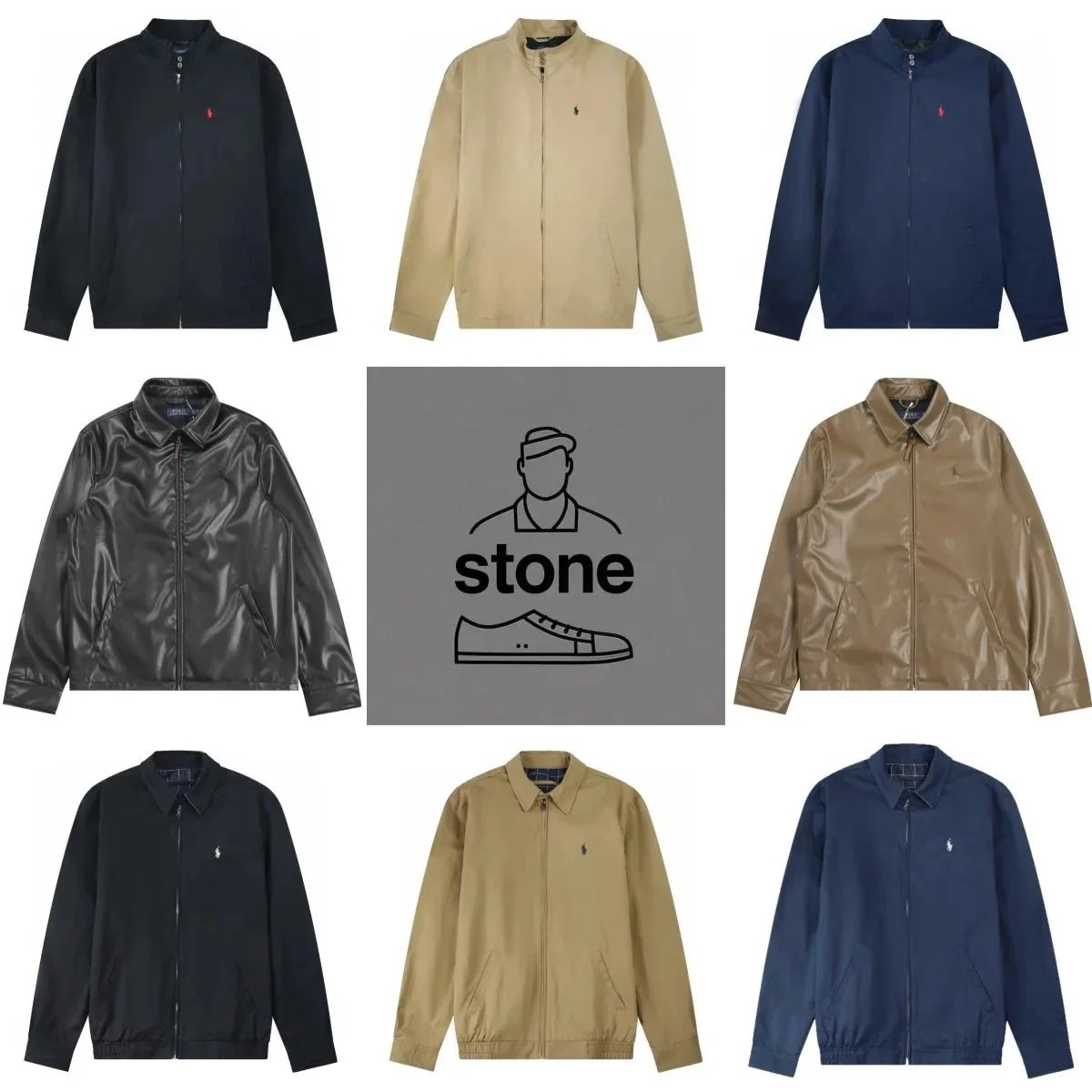 Men's Classic Fit Zip-Up Jacket in Multiple Colors