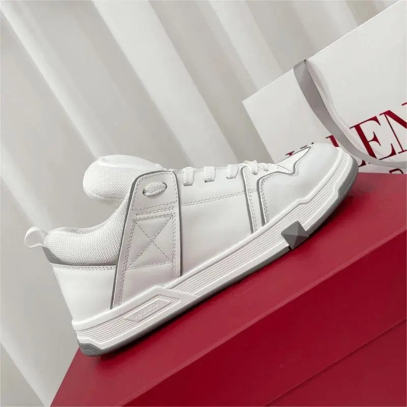 White Leather Sneakers for Men and Women Fashion Casual Shoes