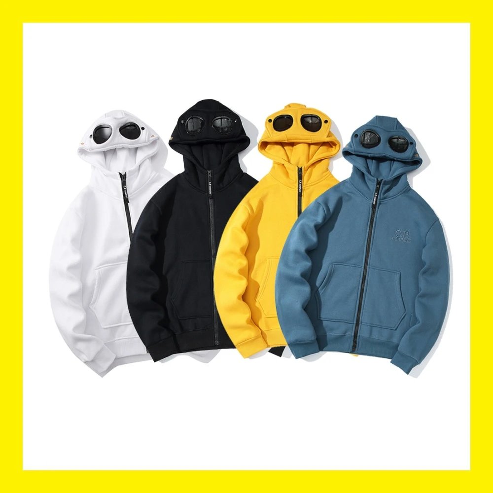 CP Company Goggle Hoodie Sweatshirt Men's Fashion Streetwear