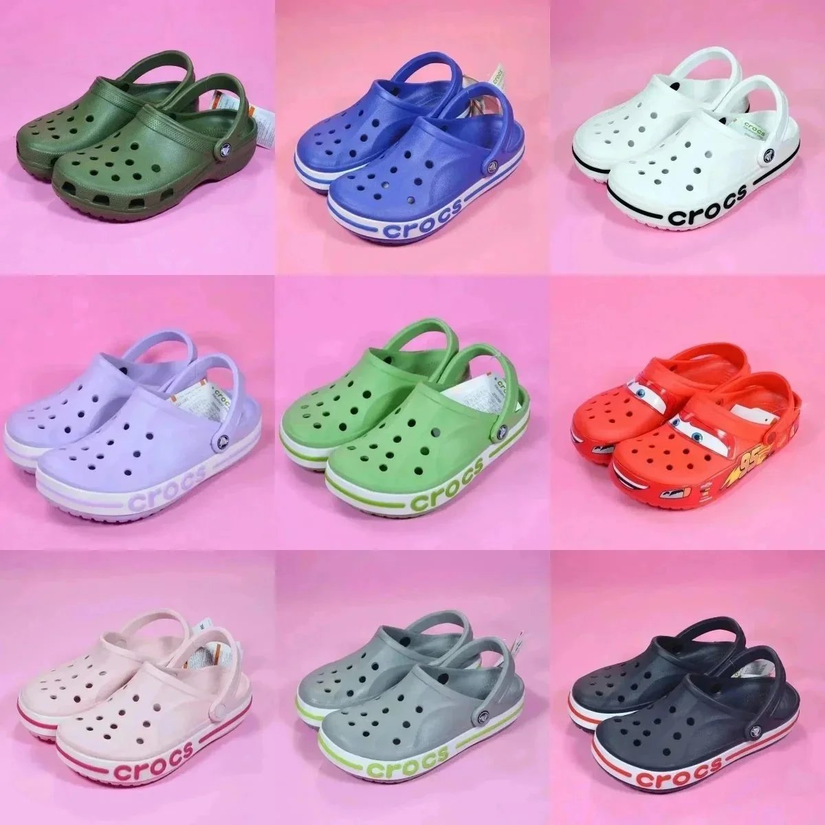 Crocs Kids Clogs Shoes - Comfortable Lightweight Footwear for Children