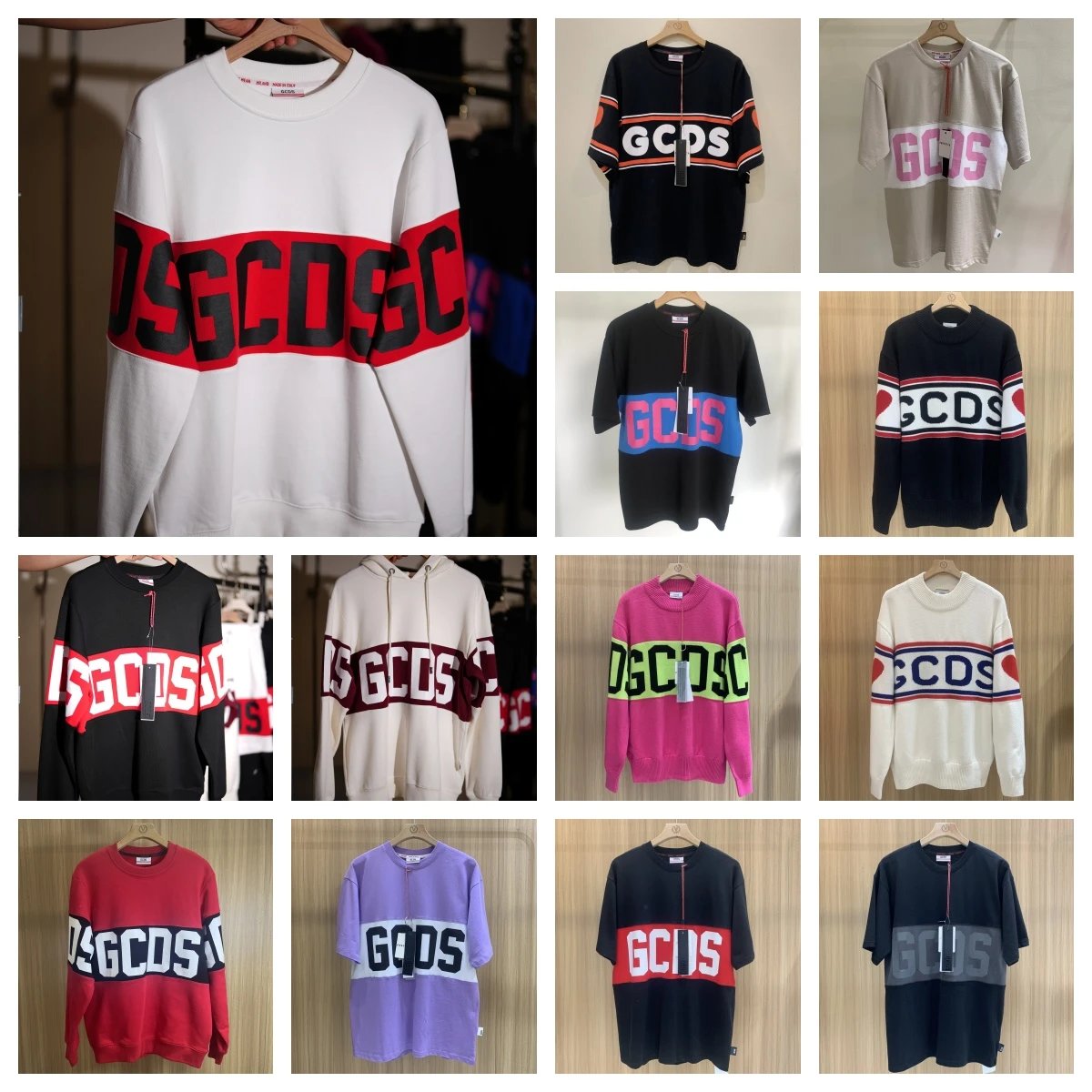 GCDS Logo Sweatshirts and T-Shirts for Men and Women