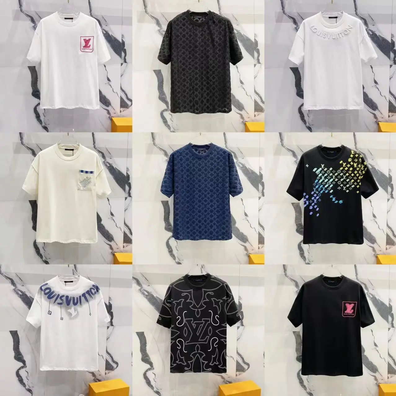 Louis Vuitton Men's T-Shirts Collection Fashion Streetwear