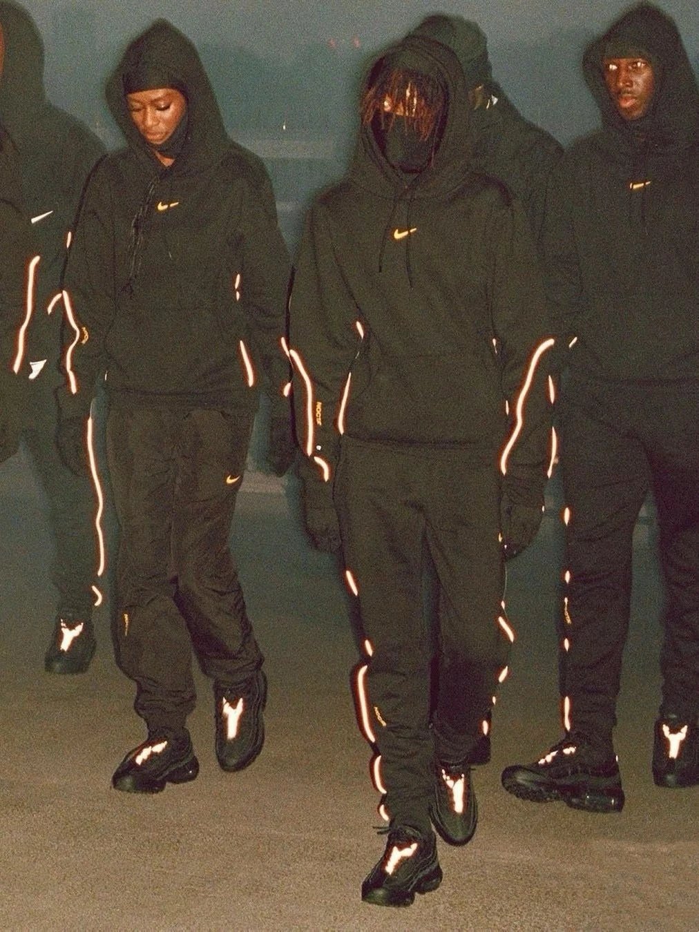 Nike Reflective Tracksuit Hoodie and Pants Set