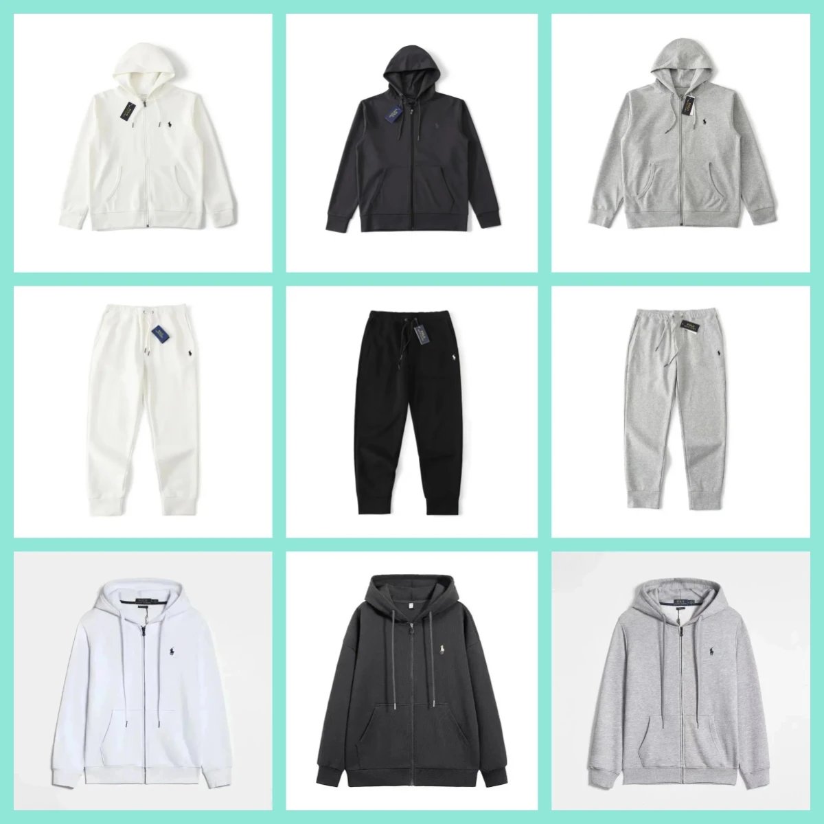 Polo Ralph Lauren Hoodies and Sweatpants Set - Men's Casual Wear