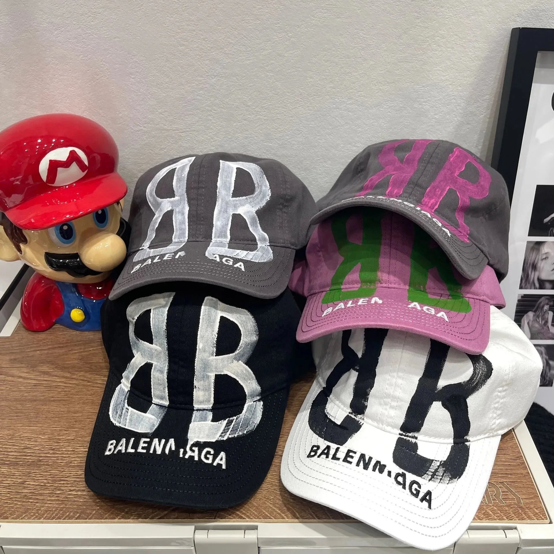 Balenciaga BB Logo Baseball Cap Unisex Fashion Hat
