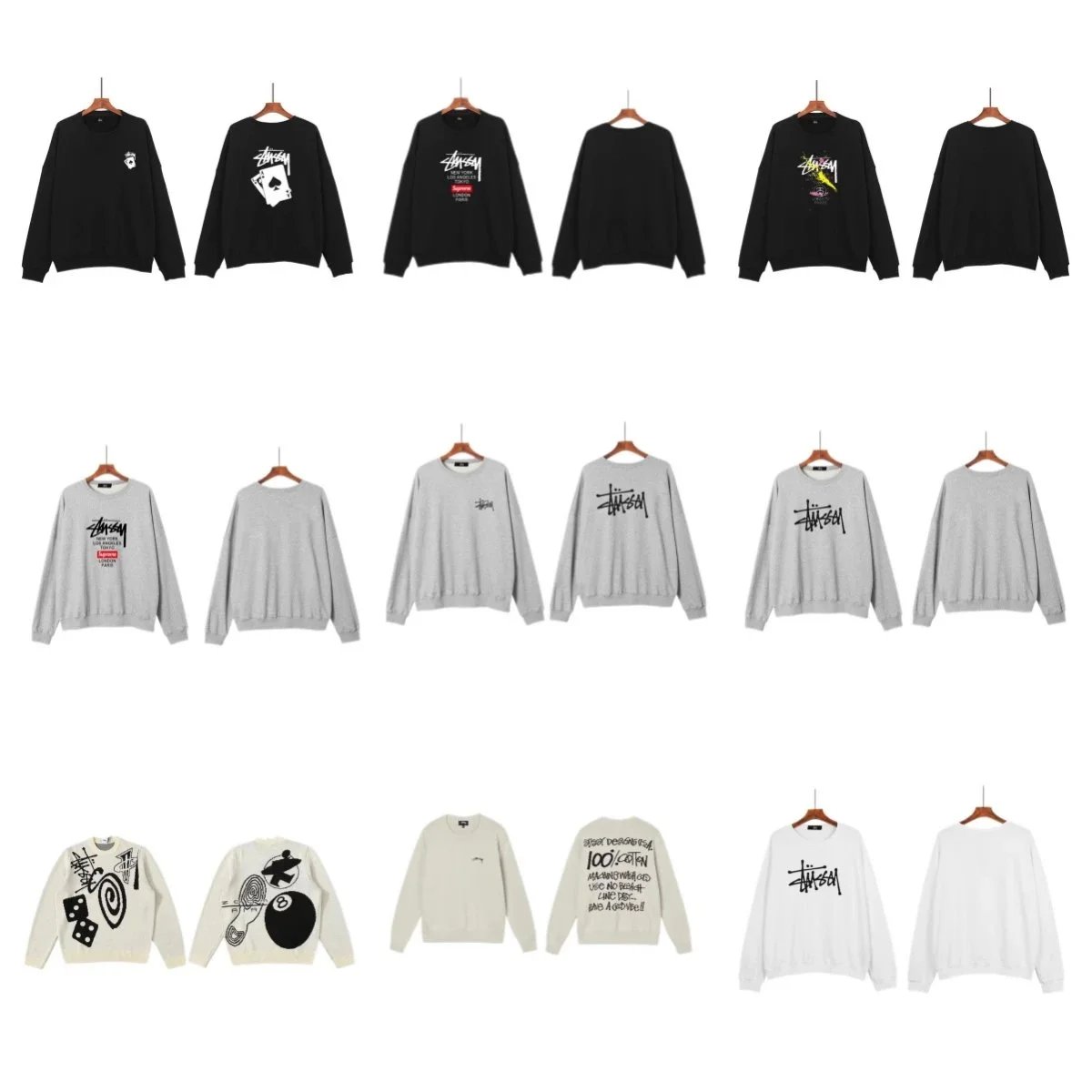 Stussy Sweatshirts Collection - Streetwear Fashion