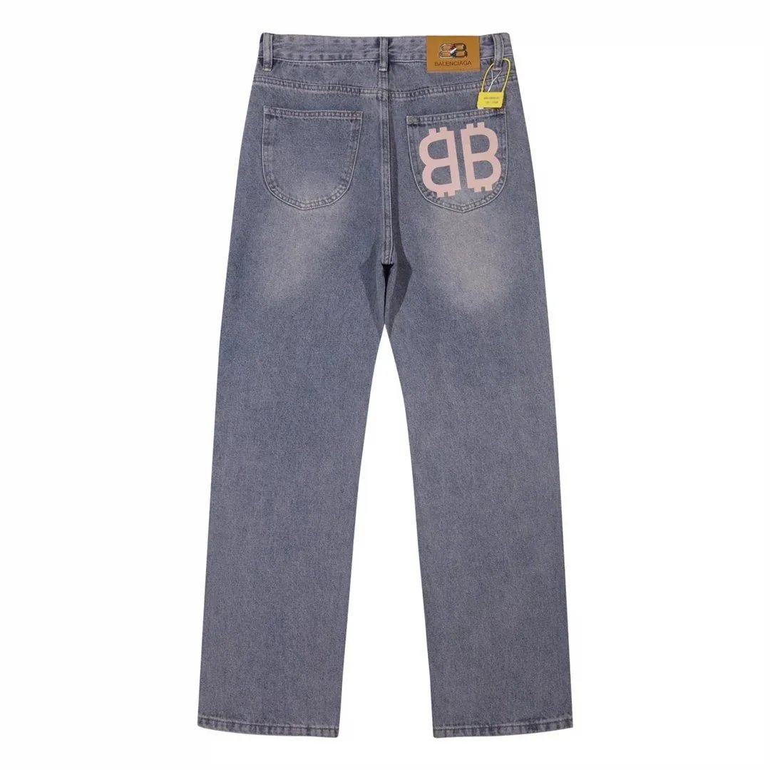 Balenciaga BB Logo Denim Jeans