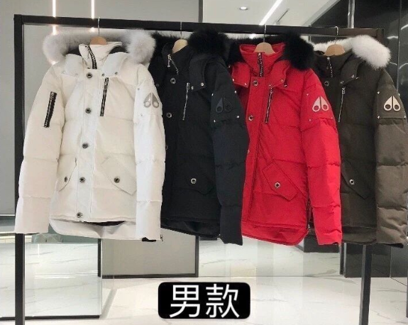 Men's Winter Down Jacket with Fur Hood