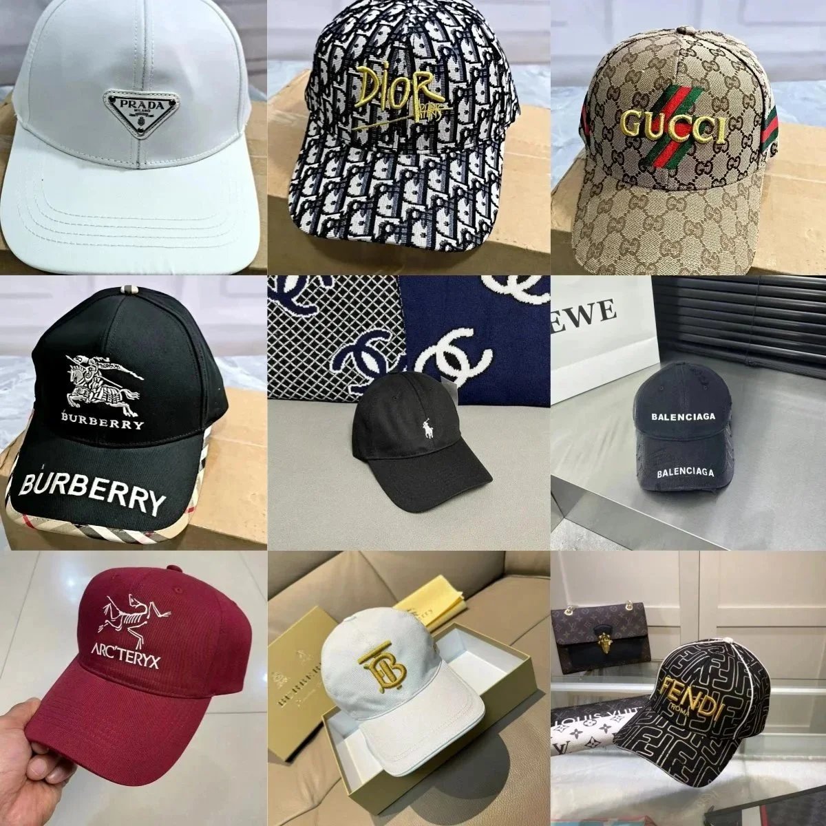 Gucci GG Supreme Pattern Baseball Cap