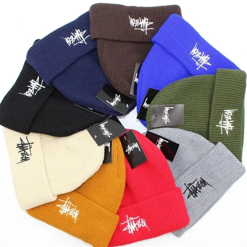 Stussy Knit Beanie Hat in Multiple Colors