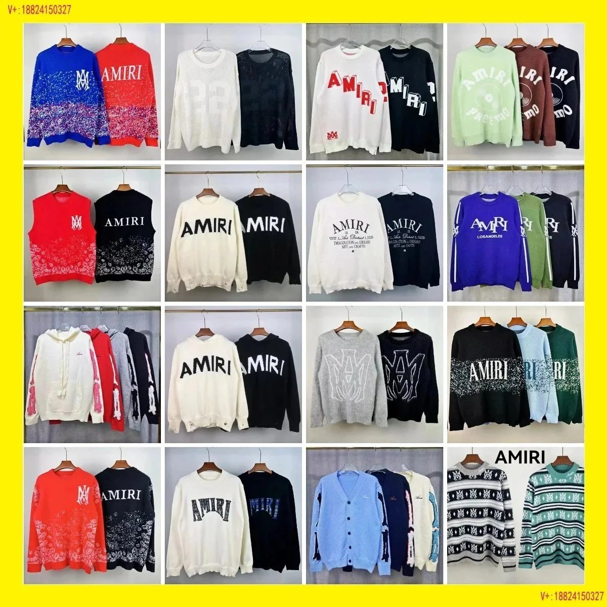 AMIRI Sweaters Hoodies Knitwear Collection