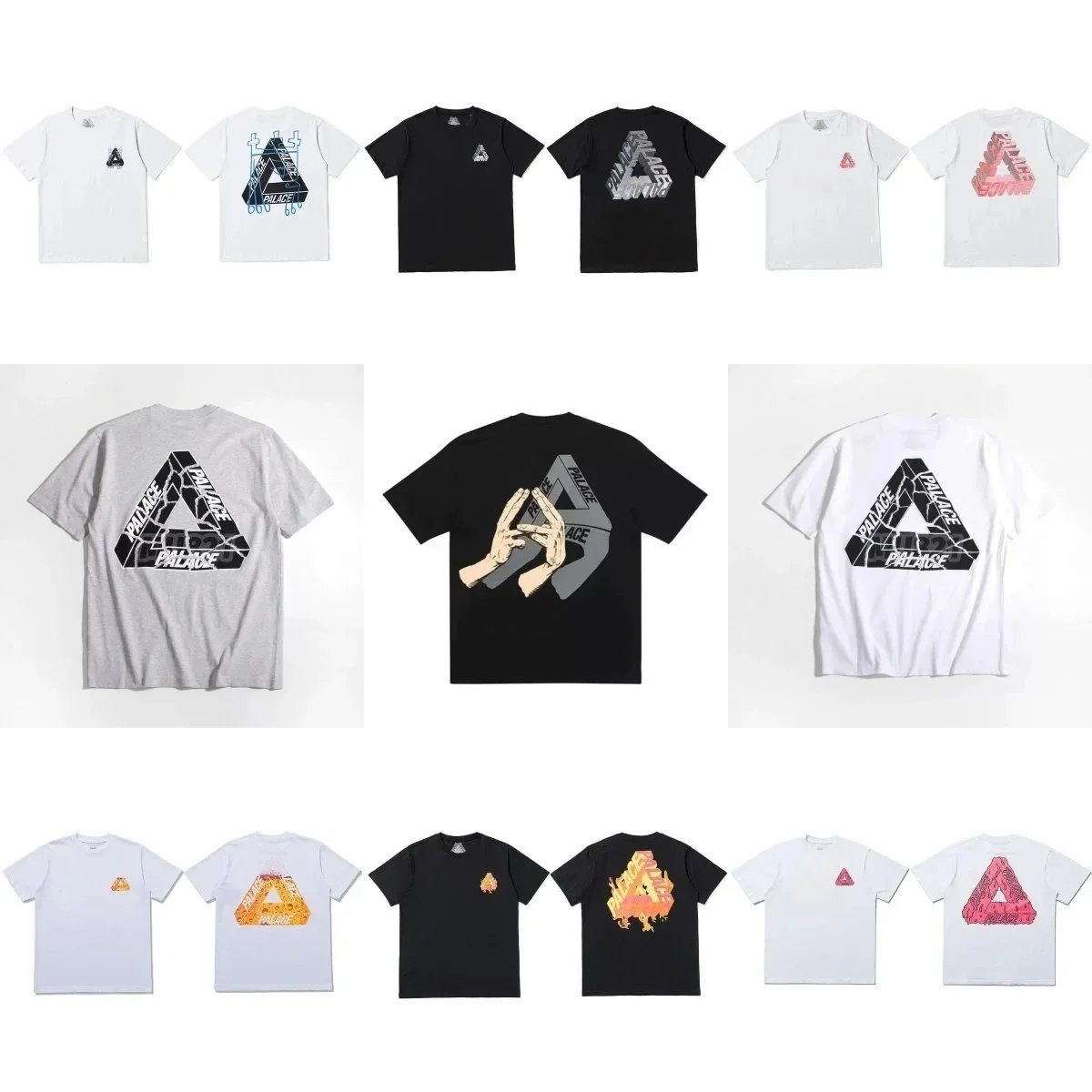 Palace T-Shirts Collection Men's Streetwear Graphic Tees