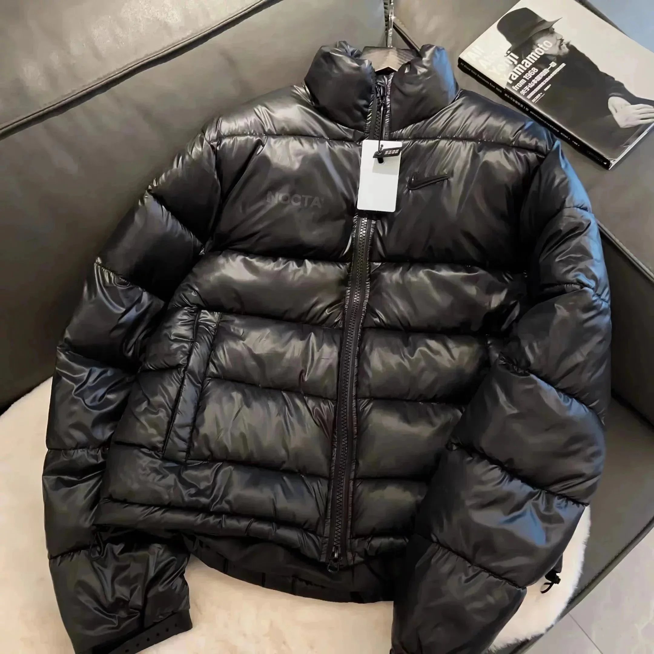 NOCTA Black Puffer Jacket Men Winter Warm Coat