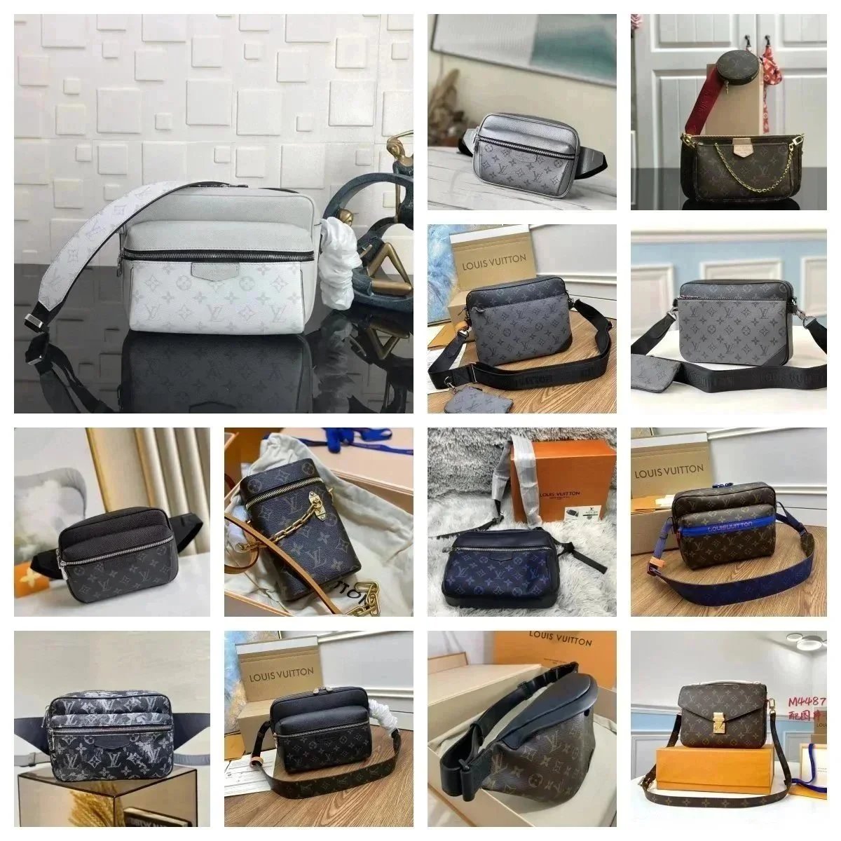 Louis Vuitton Crossbody Bag Monogram Canvas Shoulder Bag