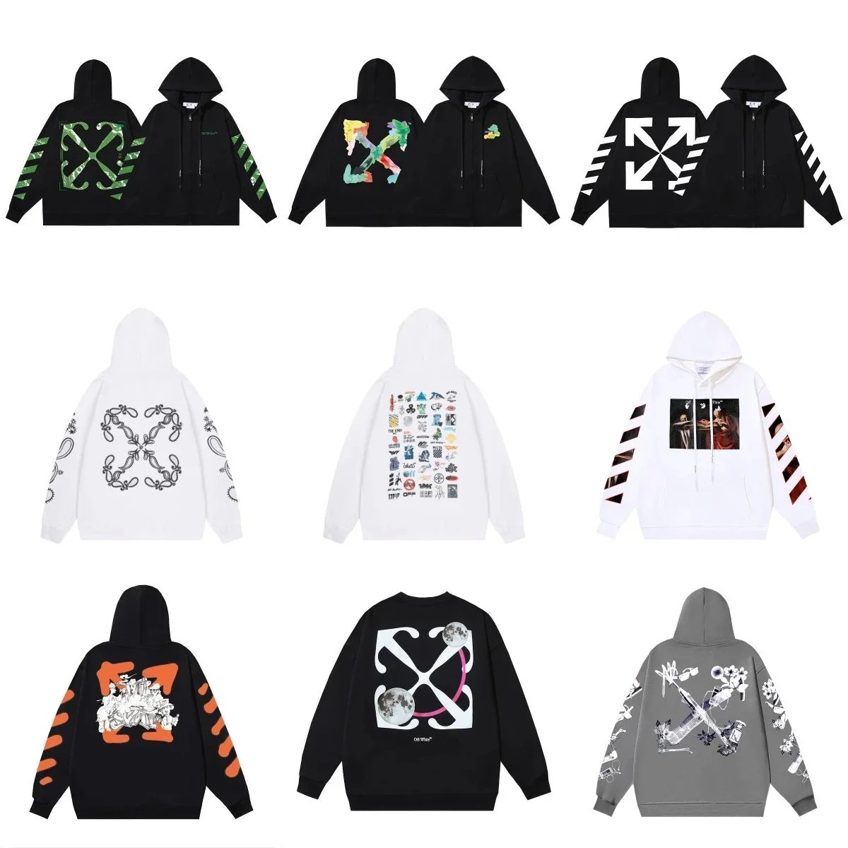 Off-White Hoodies Sweatshirts Streetwear Fashion